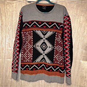 Men’s Empyre Aztec Southwest Crew Sweater {Large} LN